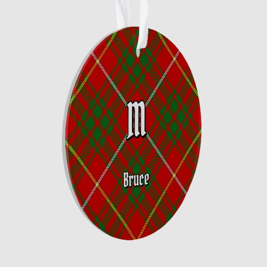 Clan Bruce Tartan Ornament (Vorderseite)