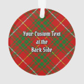 Clan Bruce Tartan Ornament (Rückseite)