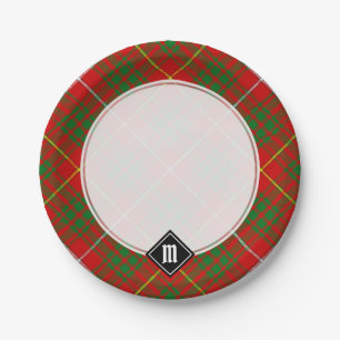 Clan Bruce Tartan Pappteller