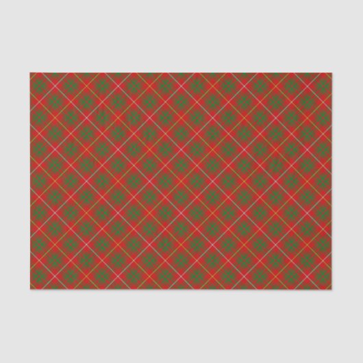 Clan Bruce Tartan Seidenpapier (Vorderseite)