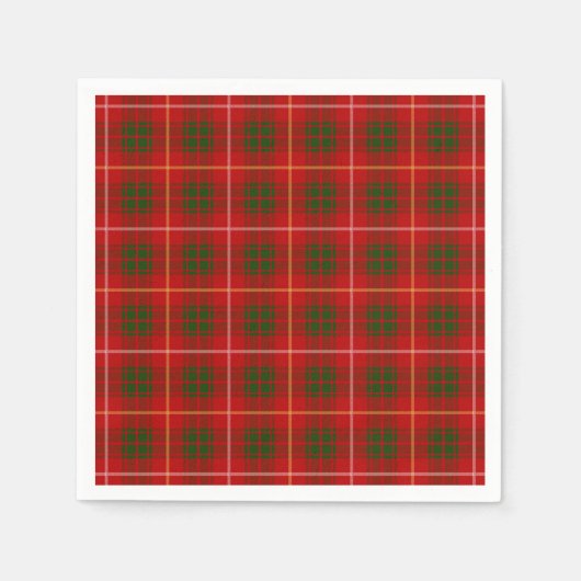 Clan Bruce Tartan Serviette (Vorderseite)