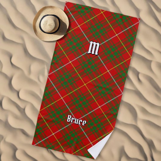 Clan Bruce Tartan Strandtuch