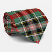 Clan Bruce von Kinnaird Tartan Krawatte (Gerollt)