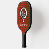 Clan Bruce Wappen Abzeichen & Tartan Custom Pickleball Schläger (Links)