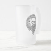 Clan Bruce Wappen Mattglas Bierglas (VorderseiteRechts)