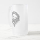 Clan Bruce Wappen Mattglas Bierglas (Vorderseite Links)