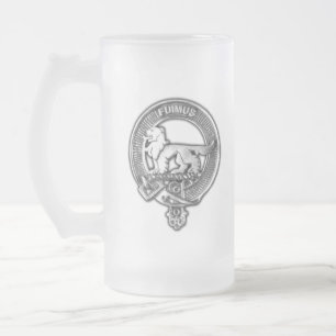 Clan Bruce Wappen Mattglas Bierglas