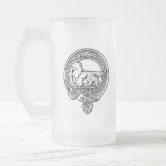 Clan Bruce Wappen Mattglas Bierglas (Links)