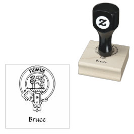 Clan Bruce Wappen Rubber Briefmarke Gummistempel