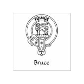 Clan Bruce Wappen Rubber Briefmarke Gummistempel (Prägung)
