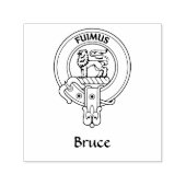 Clan Bruce Wappen Rubber Briefmarke Permastempel (Design)