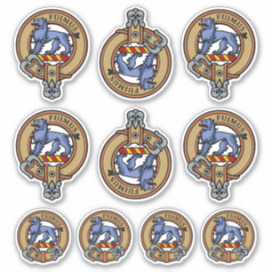 Clan Bruce Wappen Sticker Set
