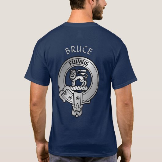 Clan Bruce Wappen T-Shirt (Rückseite)