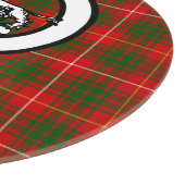 Clan Bruce Wappen Tartan Custom Schneidebrett (Ecke)