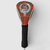 Clan Bruce Wappen & Tartan Golf Headcover (Vorderseite)
