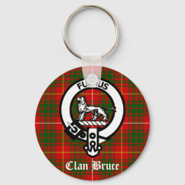 Clan Bruce Wappen Tartan Schlüsselanhänger