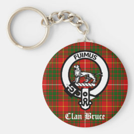 Clan Bruce Wappen Tartan Schlüsselanhänger