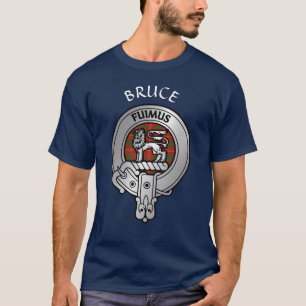 Clan Bruce Wappen & Tartan T-Shirt