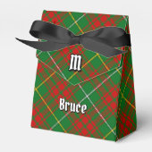 Clan Bruce Wappen über die Jagd auf Tartan Geschenkschachtel (Vorderseite)