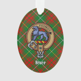 Clan Bruce Wappen über die Jagd auf Tartan Ornament