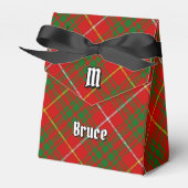 Clan Bruce Wappen über Tartan Geschenkschachtel (Vorderseite)