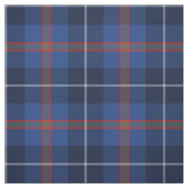 Clan Bryson Tartan Blue Kariert Stoff