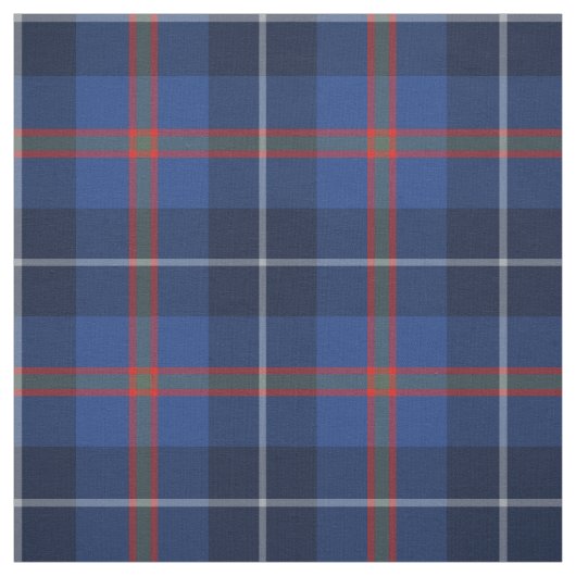 Clan Bryson Tartan Blue Kariert Stoff (Muster)