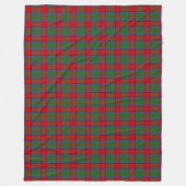 Clan Buccleuch Scottish Tartan Kariertes Muster Fleecedecke (Vorderseite)