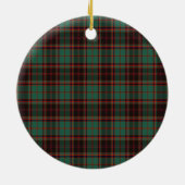 Clan Buchan Ancient Abzeichen Tartan Kariert Keramik Ornament (Hinten)
