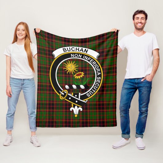 Clan Buchan Modern Tartan Kariert Fleecedecke (Beispiel)