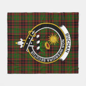Clan Buchan Modern Tartan Kariert Fleecedecke (Vorderseite (Horizontal))