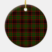 Clan Buchan Modern Tartan Keramik Ornament (Hinten)