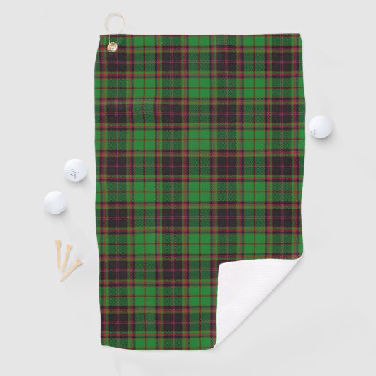 Clan Buchan Scottish Tartan Golfhandtuch (Insitu)