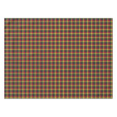Clan Buchanan Green und Yellow Scottish Tartan Tischdecke (Vorderseite (Horizontal))