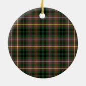 Clan Buchanan Hunting Tartan Keramik Ornament (Hinten)