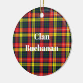 Clan Buchanan Modern Tartan Keramik Ornament (Links)