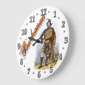 Clan Buchanan Scottish Dream Clock Große Wanduhr (Winkel)