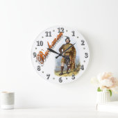 Clan Buchanan Scottish Dream Clock Große Wanduhr (Zuhause)
