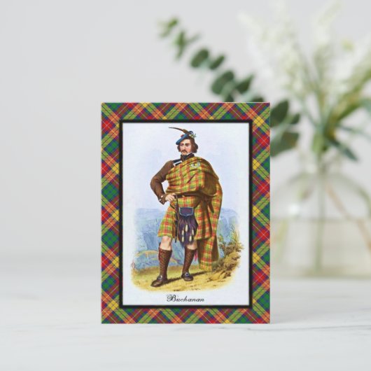 Clan Buchanan Scottish Dreams Postcard Postkarte (Stehend Vorderseite)