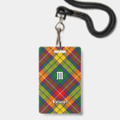 Clan Buchanan Tartan Ausweis (Front with Lanyard)