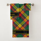 Clan Buchanan Tartan Badetuch Set (Insitu)