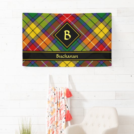 Clan Buchanan Tartan Banner (Insitu)