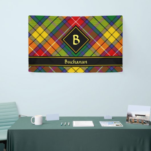 Clan Buchanan Tartan Banner (Messeveranstaltung)