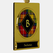 Clan Buchanan Tartan Banner-Ornament Gold (Rechts)
