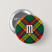 Clan Buchanan Tartan Button (Vorne & Hinten)