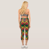 Clan Buchanan Tartan Capri Leggings (Rückseite)