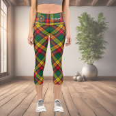 Clan Buchanan Tartan Capri Leggings