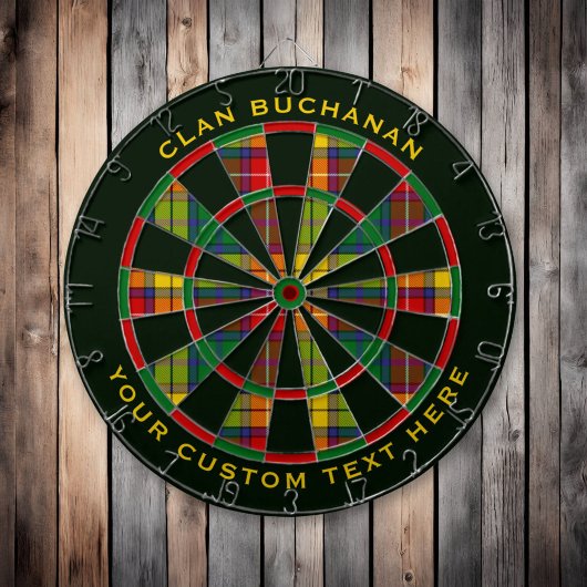 Clan Buchanan Tartan Dartscheibe