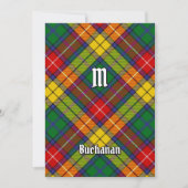 Clan Buchanan Tartan Einladung (Vorderseite)
