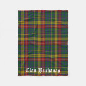 Clan Buchanan Tartan Fleece Blanket (Vorderseite)